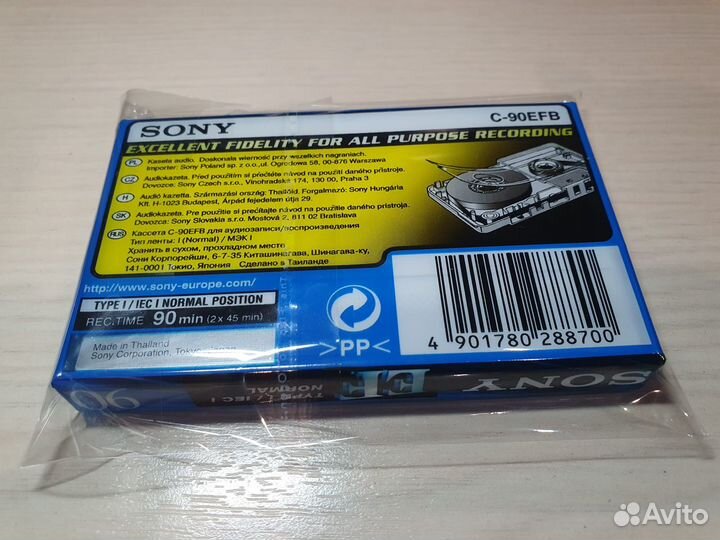 Аудиокассеты Sony EF 60, EF 90, Sound Breeze CR-90