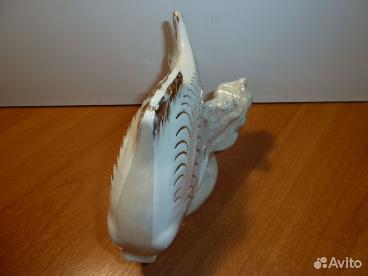 Статуэтка Рыба Карп Дулево 1958 год