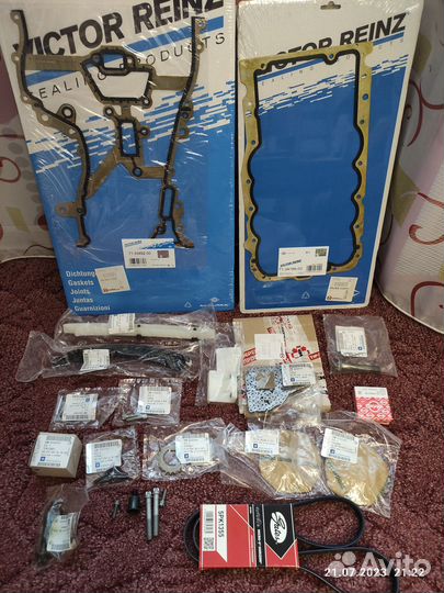 Комплект цепи грм Opel Corsa D (оригю 93191271)