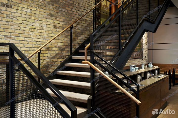 Лестницы в стиле лофт. ART: Y954