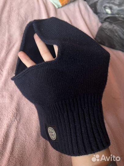 Шерстяная балаклава Stone island оригинал