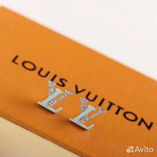 Серьги louis vuitton