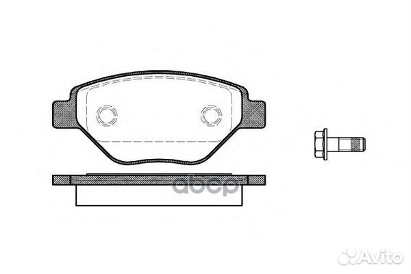 Колодки торм.диск. Megane II (02-03) 297700 Road