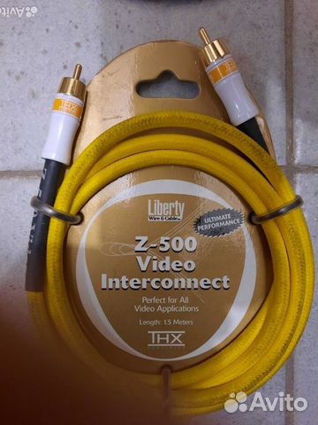 Новые High End кабели Liberty RCA S-Video объявление продам