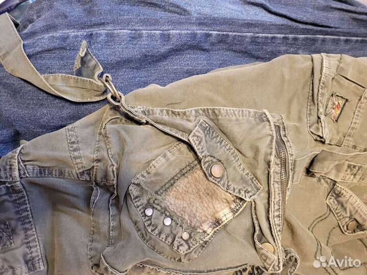 Отрез джинсовая ткань