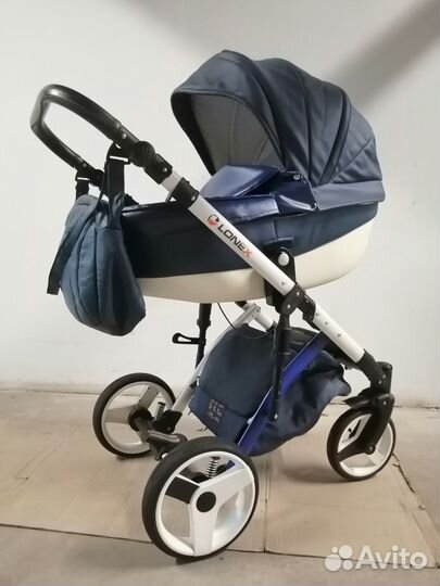 Коляска Lonex Comfort Ecco blue 2 в 1