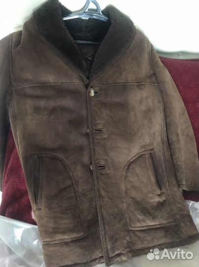 Дубленка натуральная мужская 48 50 размер