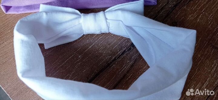 Повязки на голову для девочки летняя хлопок