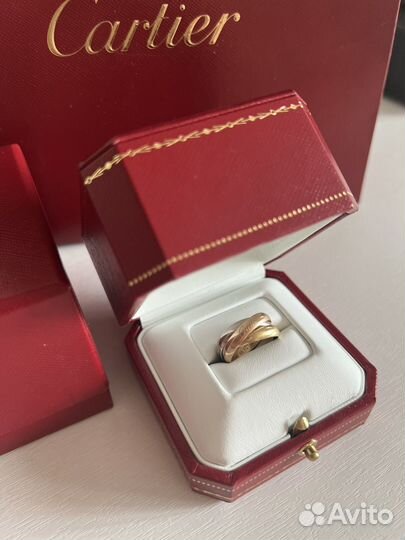 Cartier trinity кольцо