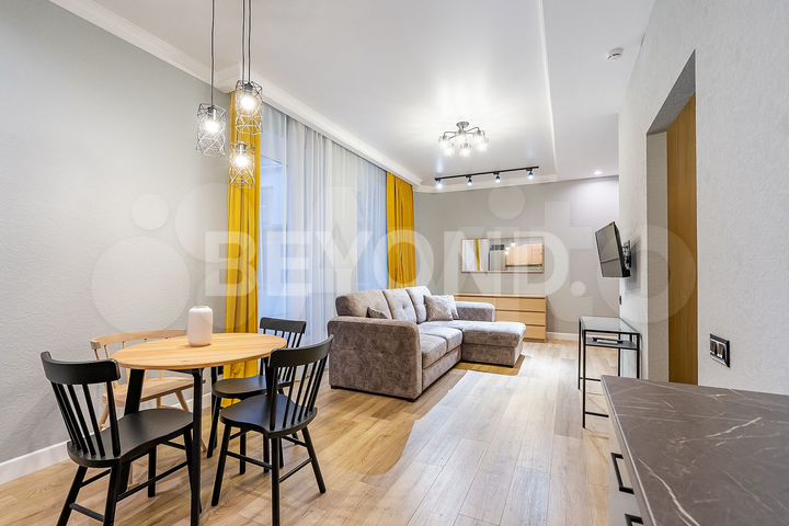 Апартаменты-студия, 44,1 м², 1/9 эт.