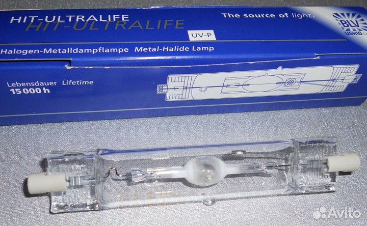 Металлогалогенна лампы HIT-ultralife 150NW RX7s-24