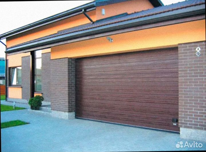 Ворота секционные подъемные