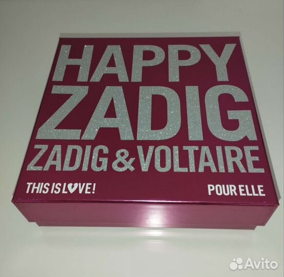 Новая коробка от парфюма Zadig & Voltaire