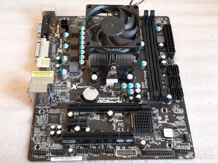 ASRock (socket FM2) + четырехъядерный AMD A8-5600K