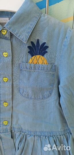 Рубашка для девочки новая р.98