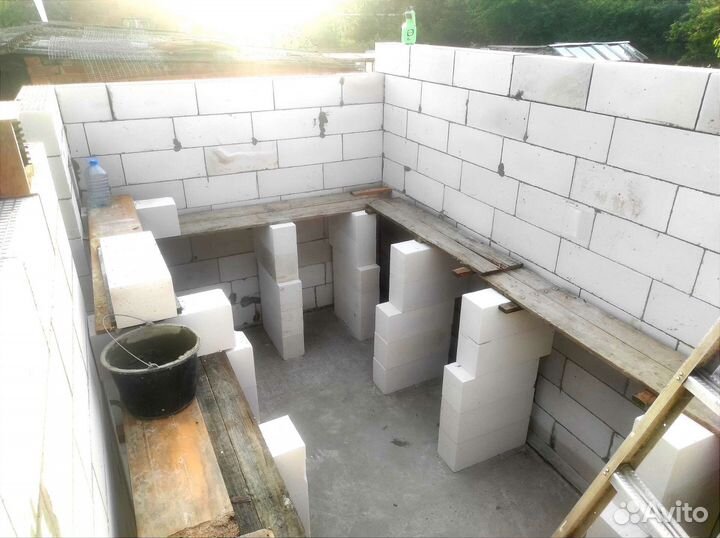 Демонтаж Снос стен. Кладка блока