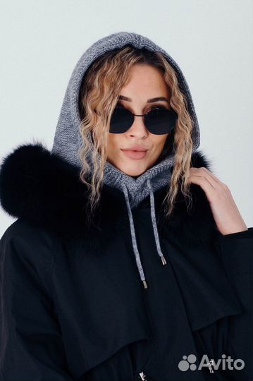 Капор зимний женский