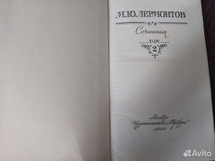 Лермонтов мю двухтомник