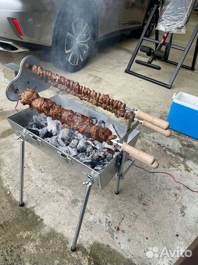 Мангал барбекю автоматический