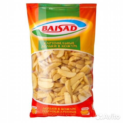 Картофель по-деревенски байсад Замороженный 2,5кг