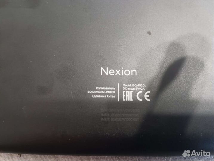 Планшет bq nexion 1020L на запчасти