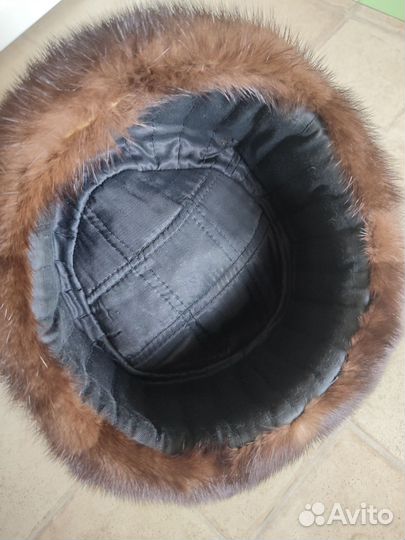 Шапка ушанка из норки