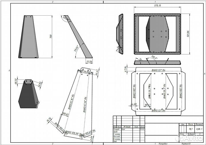 Чертежи в AutoCad/Inventor