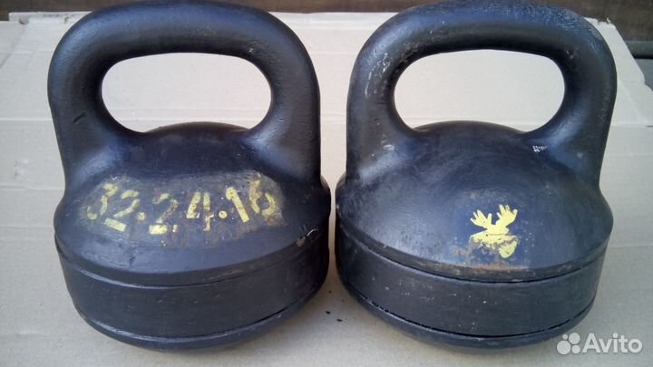 Гири 16-24 разборные парные