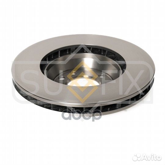 Диск тормозной (350x34) перед лев ;audi Q7