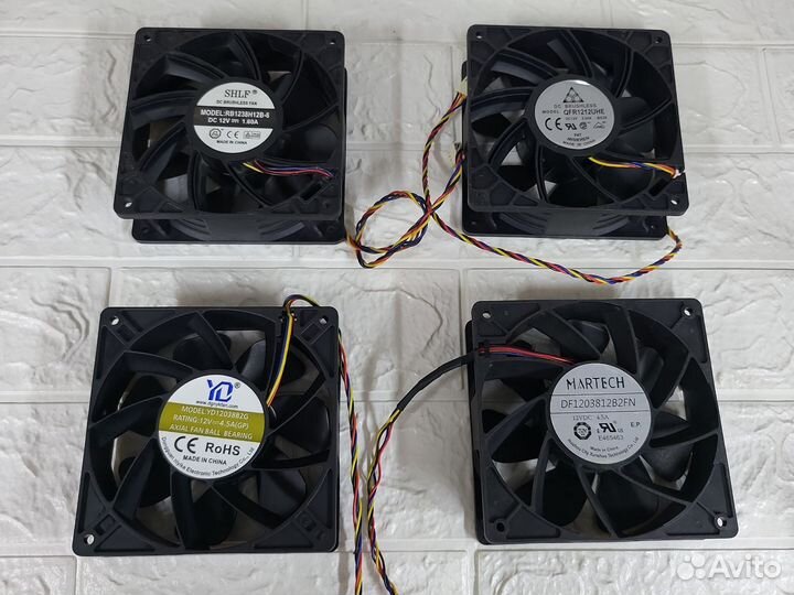 Вентилятор 12 см Antminer S19, T19, S17, S21, T21