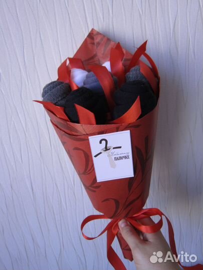 Подарки мужчинам. Букеты из носков