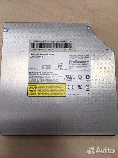 Привод Panasonic UJ8E1, UJ8E2, dvd Model DS-8A4S