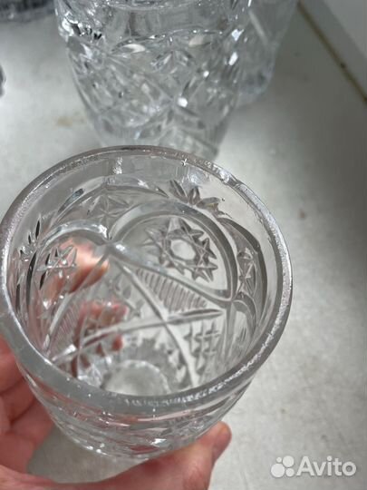 Хрустальные стаканы СССР