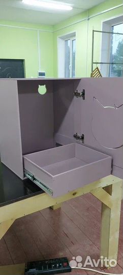 Тумба интерьерная для кошачьего туалета