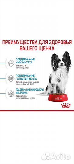 Сухой корм для щенков Royal Canin X-Small, 3 кг