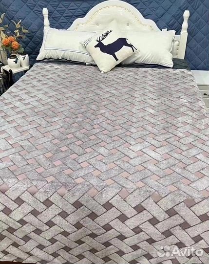 Плед ромбик покрывало