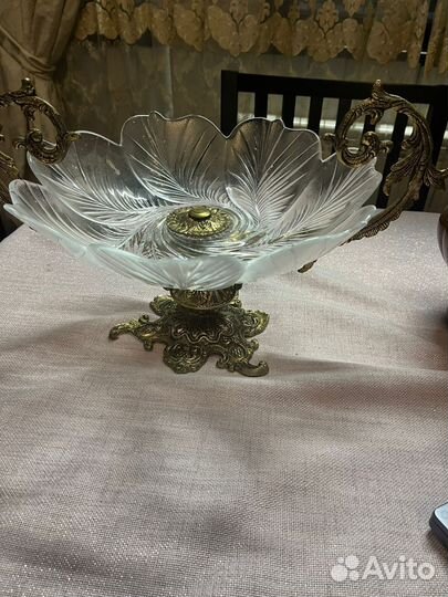 Ваза хрустальная Франция