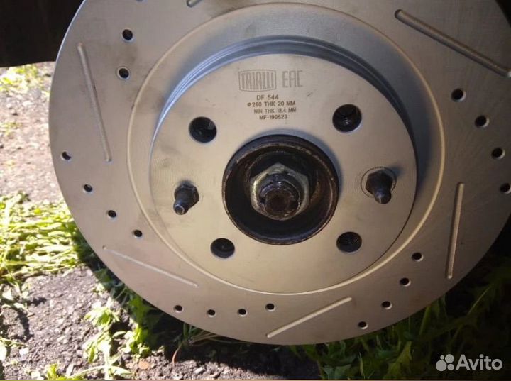 Передние тормозные диски granta datsun