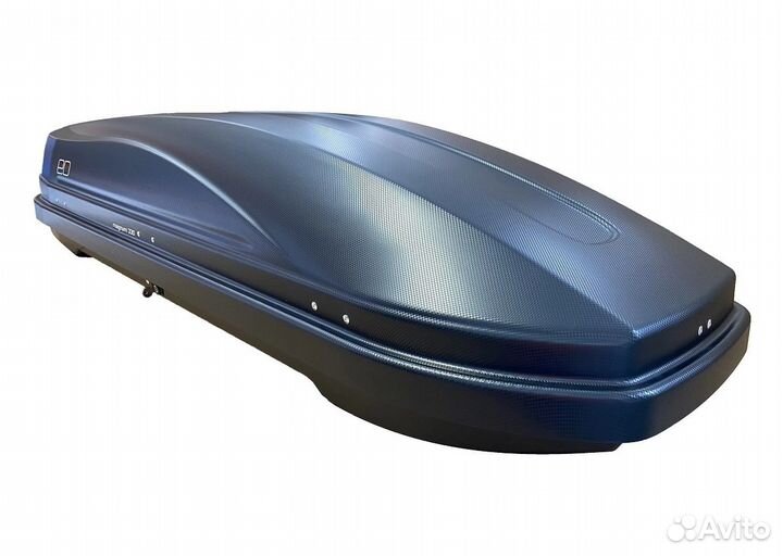 Автобокс на крышу ED Magnum 330 черный карбон