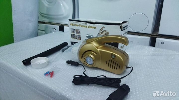 Пылесос-компрессор автомобильный 4-в-1