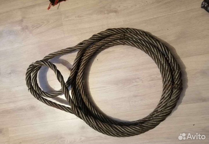 Трос грузовой буксировочный стальной