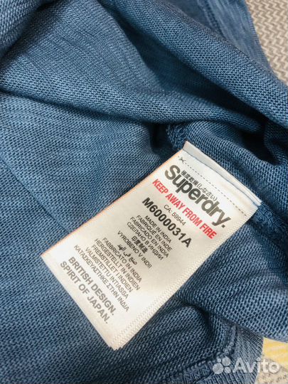 SuperDry лонгслив M/маломерит