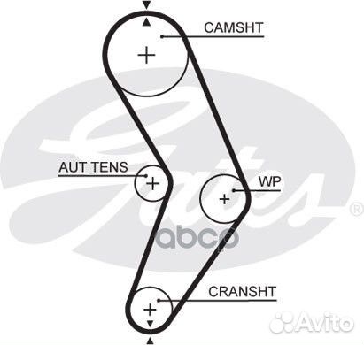 Ремень грм renault logan/sandero/lada largus 1