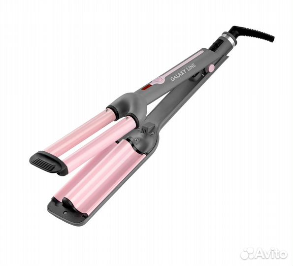 Стайлер galaxy line GL4627, 60 Вт, серый, розовый