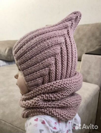 Комплект шапка и снуд для девочки или мальчика