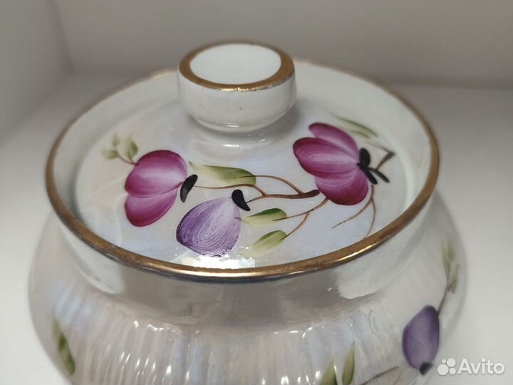 Сахарница перламутр фарфор пролетарий