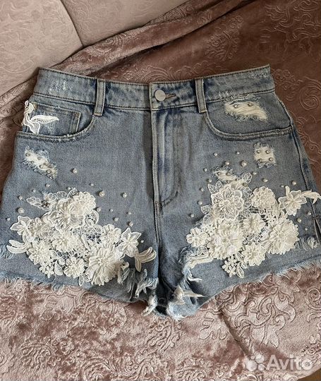 Женские джинсовые шорты 42 44