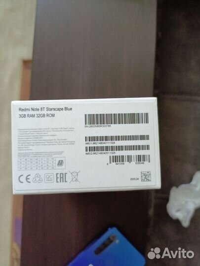 Xiaomi Redmi Note 8T, 3/32 ГБ