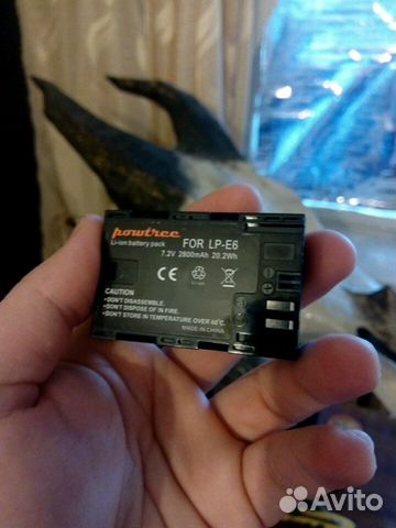 Аккумулятор LP-E6 для Canon