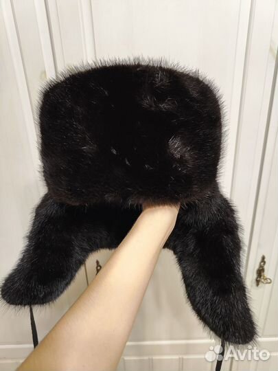 Норковая шапка мужская